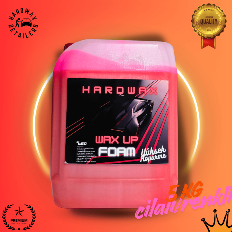 Wax Up Foam Cilalı Oto Yıkama Şampuanı Pembe Classic 5 kg