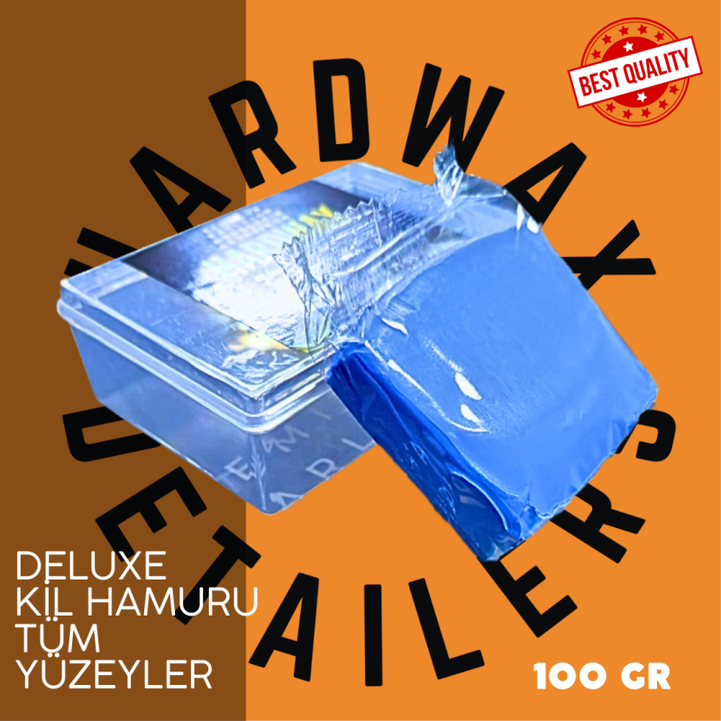 Orta Sert Yüzey Temizleyici Kil Hamuru 100 gr (Mavi) - Clay Bar Temizleme Kili