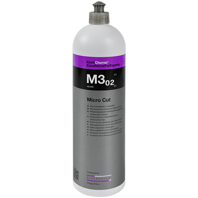 Koch Chemie M3.02 Micro Cut 1 lt Yeni Nesil Mikro Hare Giderici ve Parlatıcı Cila