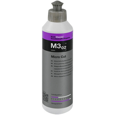 Koch Chemie M3.02 Micro Cut 250 ml Profesyonel Mikro Hare Giderici ve Final Parlatıcı Cila
