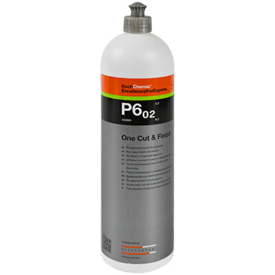 Koch Chemie P6.02 One Cut & Finish 1 lt Profesyonel Tek Adım Pasta ve Uzun Süreli Koruyucu