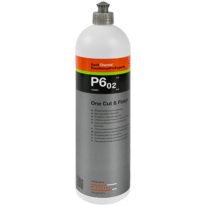 Koch Chemie P6.02 One Cut & Finish 1 lt Profesyonel Tek Adım Pasta ve Uzun Süreli Koruyucu
