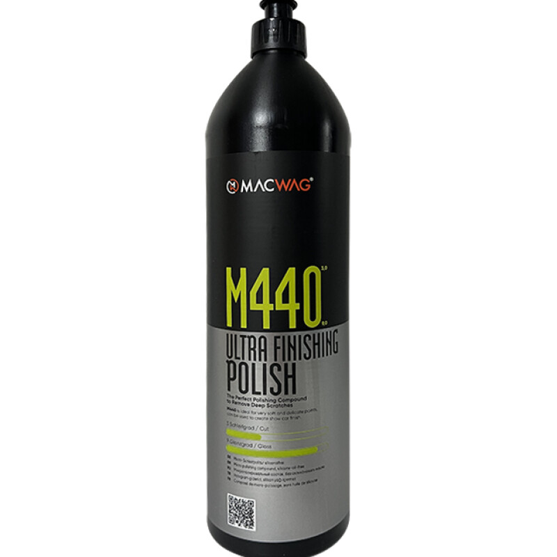 MacWag M.440 Ultra Finishing Polish 1 lt Profesyonel Ultra İnce Hare Giderici ve Final Parlatıcı