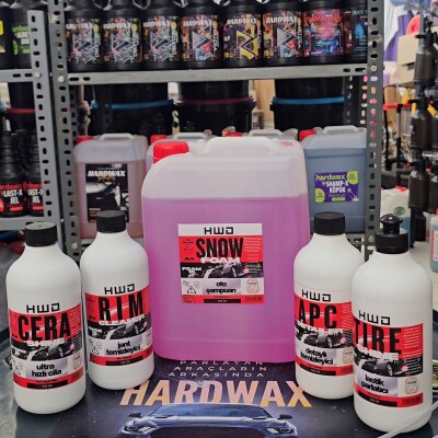 Hardwax 5 kg Snow Foam + 500 gr Apc + 500 gr Cera + 500 gr Tire jel + 500 gr Rim ÖZEL SET